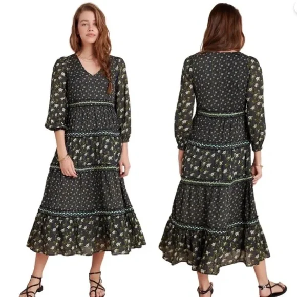 maxi dress slit FLAME SLIT MAXI DRESS